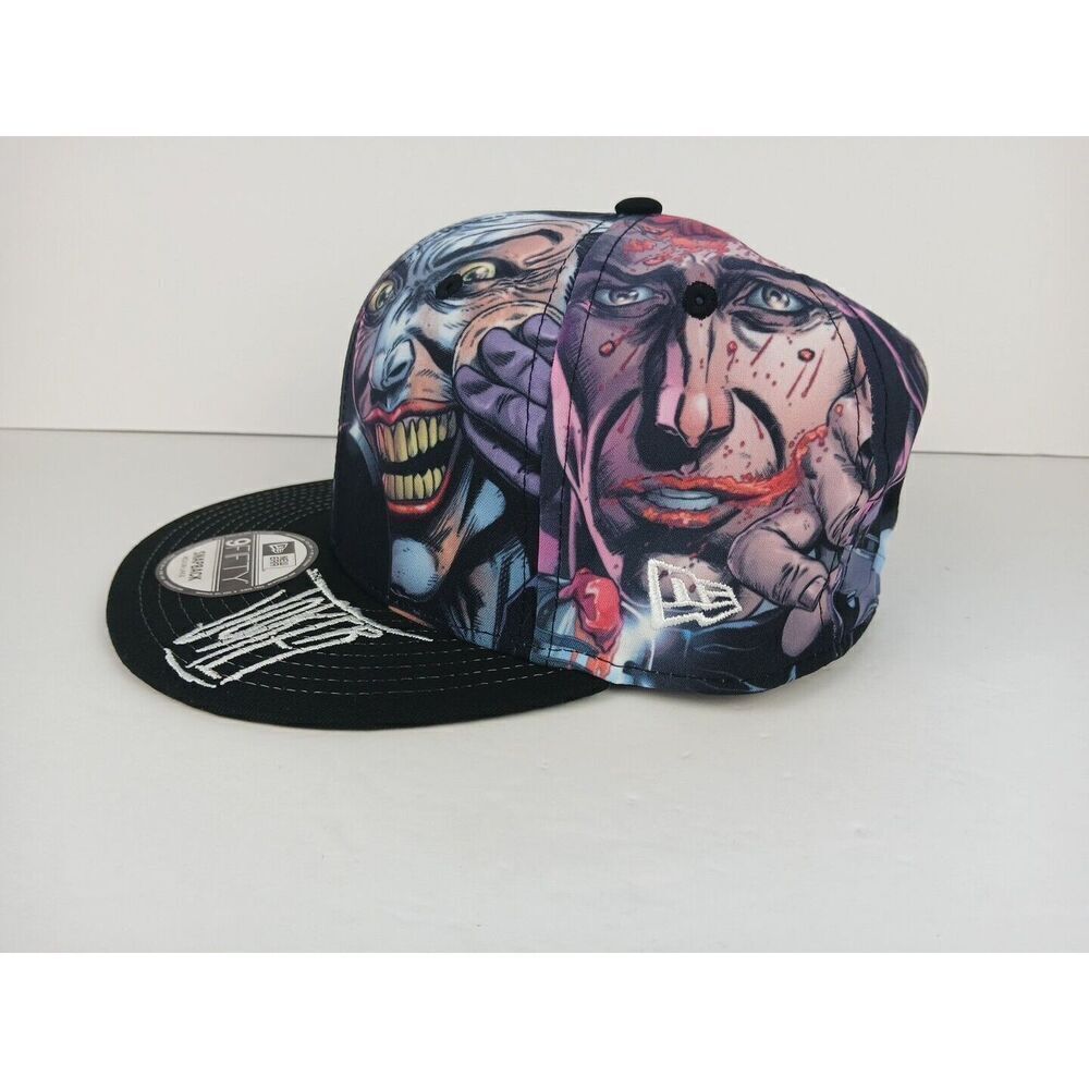 New Era Exclusive Batman The Joker All Over Print 9Fifty SnapBack Adjustable New - Picture 15 of 16